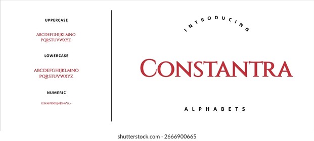 Alphabets logo type font, modern luxury serif letter wedding style, luxury typography beauty vector illustration, Colorful fonts with white background, High DPI full scale editable vector text design