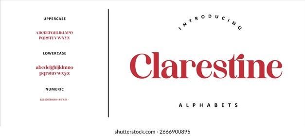 Alphabets logo type font, modern luxury serif letter wedding style, luxury typography beauty vector illustration, Colorful fonts with white background, High DPI full scale editable vector text design