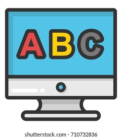 Alphabets Vector Icon