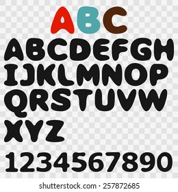 alphabet.vector illustration.