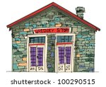 alpine hotel - cartoon