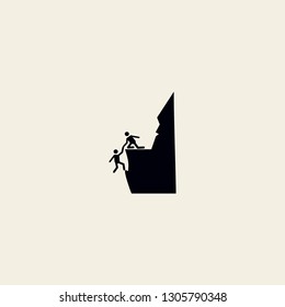 alpinism vector icon