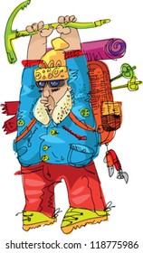 alpinist -cartoon