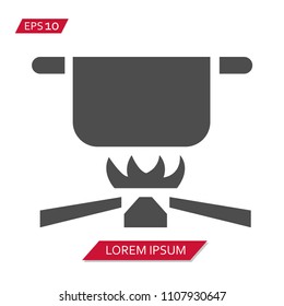 alpinist tools vector icon symbol