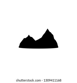 Alps icon vector