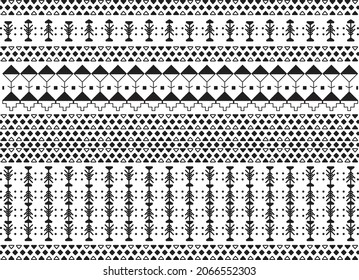 Al-Qatt Al-Asiri and Riyadh Saudi Arabia Sadu Pattern, female traditional interior wall decoration in Asir, Saudi Arabia 