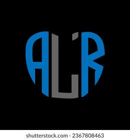 ALR letter logo creative design. ALR unique design.

