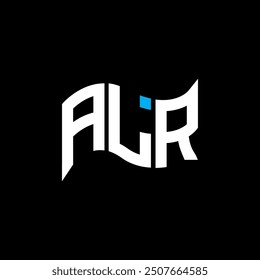 ALR logo design, ALR simple and modern logo. ALR luxurious alphabet design  
