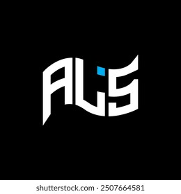 ALS logo design, ALS simple and modern logo. ALS luxurious alphabet design  
