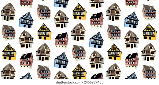  Alsace Pattern : architecture, house, tourism