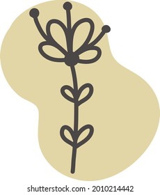 Alstroemerien, Blume, Illustration, Vektorgrafik auf weißem Hintergrund.