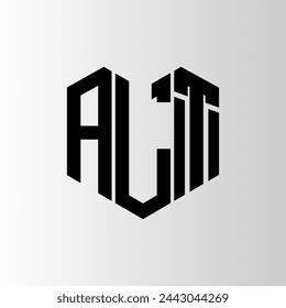 ALT letter logo abstract design. ALT unique design. ALT.
