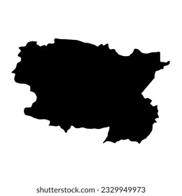 Alta Verapaz department map, administrative division of the country of Guatemala. Vector illustration.