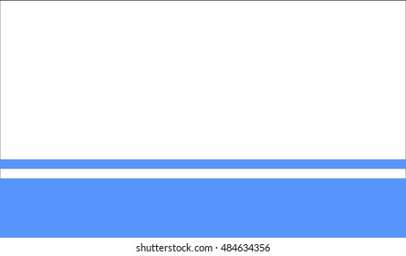 Altai Republic country flag - vector