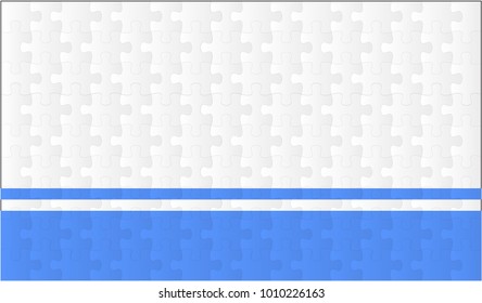 Altai Republic Flag. Vector image of Altai Republic Flag 144 pieces of jigsaw puzzles Vector eps 10 illustration.
