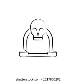 Altar icon. Element of dia de muertos icon for mobile concept and web apps. Hand drawn Altar icon can be used for web and mobile