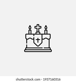 Altar ICON SIGN VECTOR,sYMBOL, LOGO ILLUSTRATION FOR WEB AND MOBILE