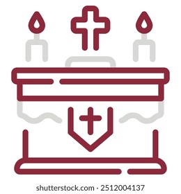 Altar icon for web, app, infographic, etc