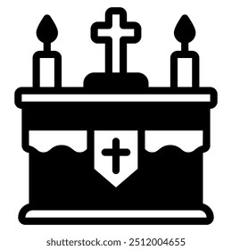 Altar icon for web, app, infographic, etc