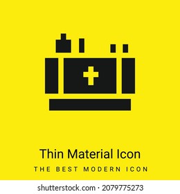 Altar minimal bright yellow material icon