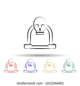 Altar multi color style icon. Simple thin line, outline vector of dia de muertos icons for ui and ux, website or mobile application