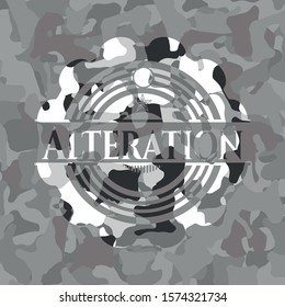 Alteration on grey camo texture