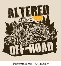 ALTERED OFF-ROAD ADVANTURE  BY OFF-ROAD VEHICLE