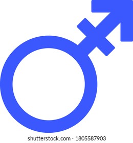 Alternate Gender Symbol Flat Vector Pictograph Stock Vector (Royalty ...