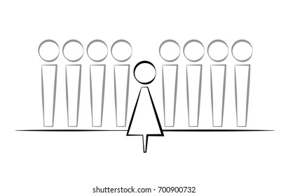Alternate line symbold 