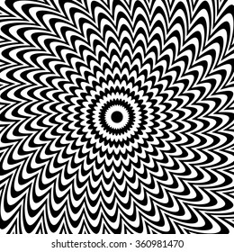 Optical Illusion Abstract Design Op Art Stock Vector (Royalty Free ...