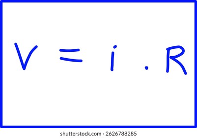 alternating current voltage physics, physics formulas Relationship between voltage and current and resistance
