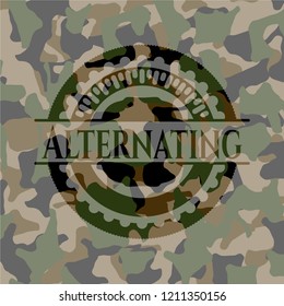 Alternating on camouflage pattern