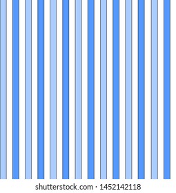 Alternating Stripes pattern of blue shades on white background
