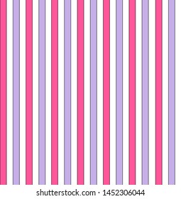 Alternating Stripes pattern of purple and pink on white background