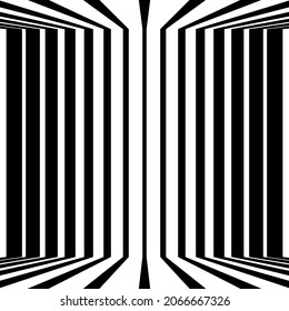 Alternating white and black stripes background