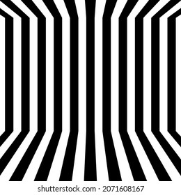 Alternating white and black stripes background