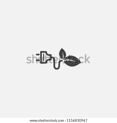Alternative energy base icon. Simple sign illustration. Alternative energy symbol design from Green Energy series. Can be used for web, print and mobile