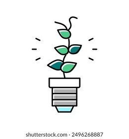 alternative energy color icon vector. alternative energy sign. isolated symbol illustration