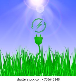 alternative energy. Green energy concept