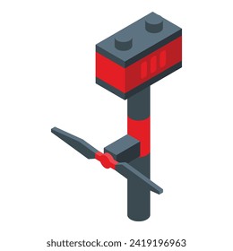 Alternative Energie Icon isometrische Vektorgrafik. Ökologisches Wasser. Grünes Öko-Boot