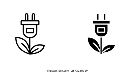 Alternative energy icons vector graphic pack