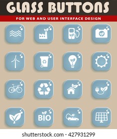 Alternative energy simply symbol for web icons