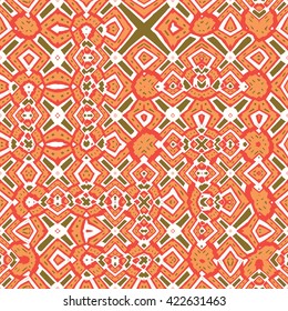Alternative folk - ornamental  vector seamless pattern