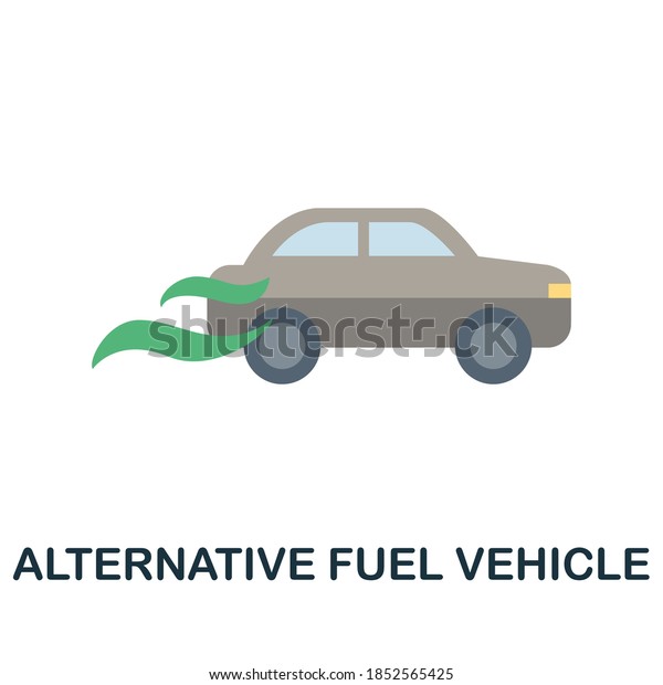 Alternative Fuel Vehicle icon.\
Simple element from electric vehicle collection. Creative\
Alternative Fuel Vehicle icon for web design, templates,\
infographics and\
more