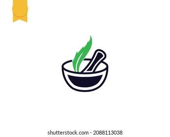 Alternative health care Chinese herbs powder in the white mortar and herbs capsule on old wooden background.With shallow depth of field. Vector illustration. sign and Symbol. EPS10. SVG