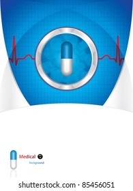 Alternative medication concept, vector illustration