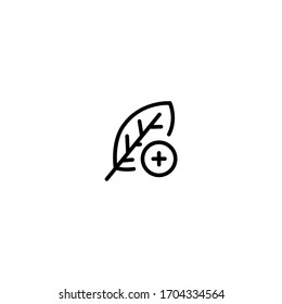 icono de medicina alternativa. simple, plano, negro, contorno. icono de salud y medicina.