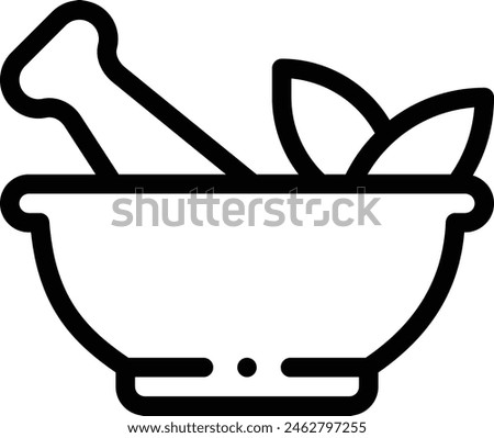 alternative medicine icon. Thin Linear Style Design Isolated On White Background