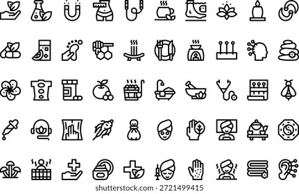 Alternative And Medicine Icons Simple vector icon. Illustration symbol design template for web mobile UI element.