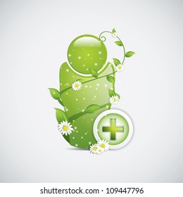 Alternative medicine sign vector